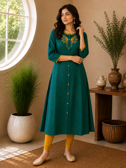 Evergreen Elegance Kurti