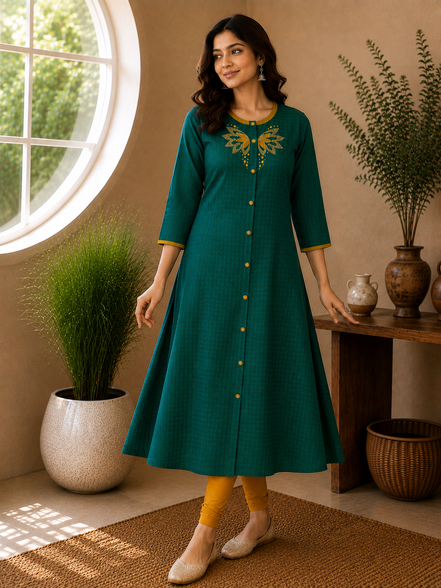 Evergreen Elegance Kurti