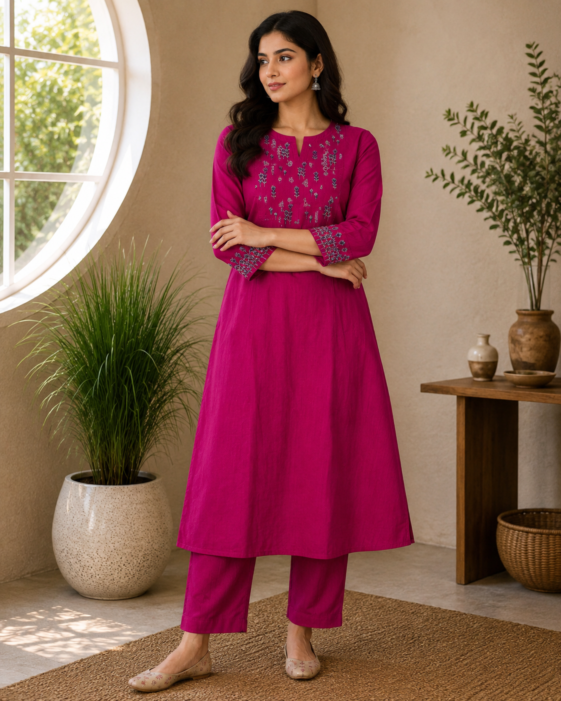 Royal Rose Kurta Set