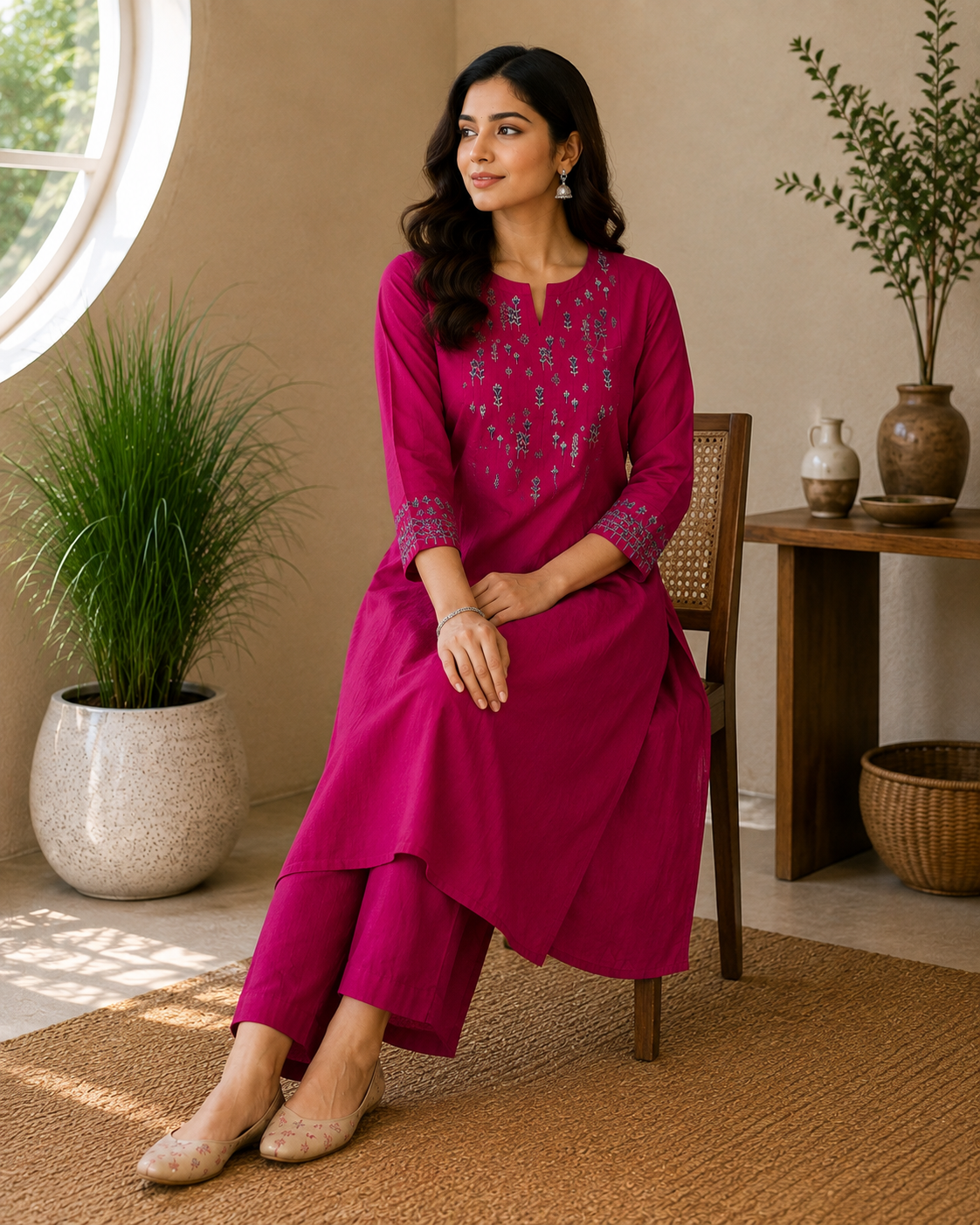 Royal Rose Kurta Set