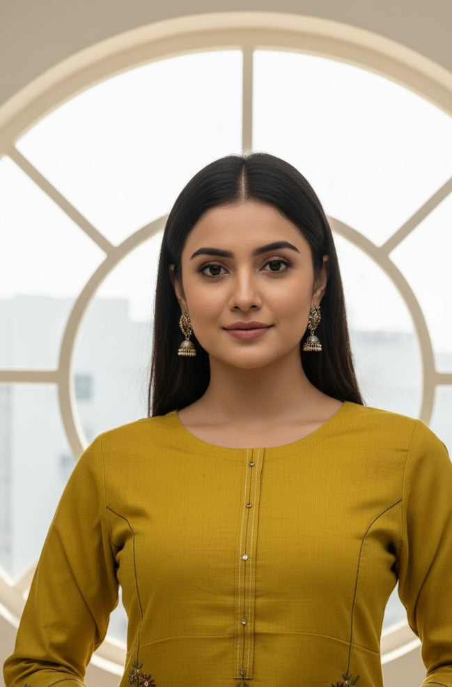 Yellow Delight Kurti