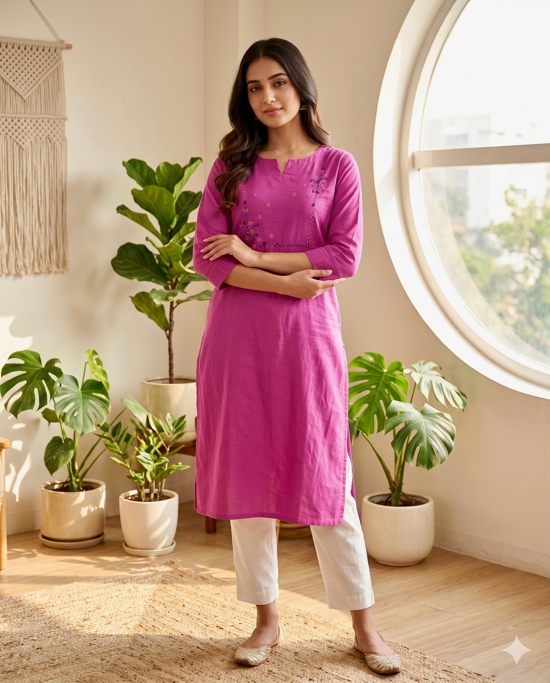 Petal Glow Kurti