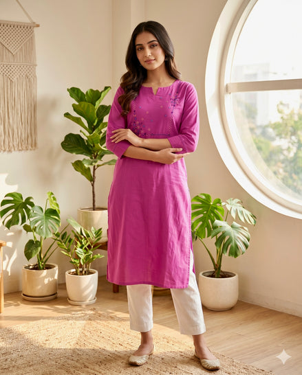 Petal Glow Kurti