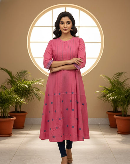 Pink Glow Kurti