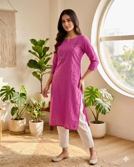 Petal Glow Kurti