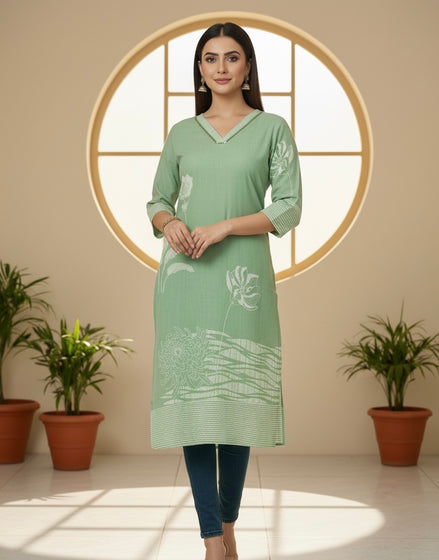Green Breeze Kurti