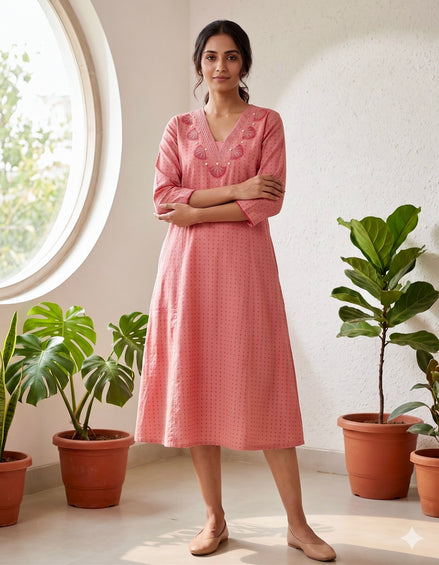 Peach Blossom Dress
