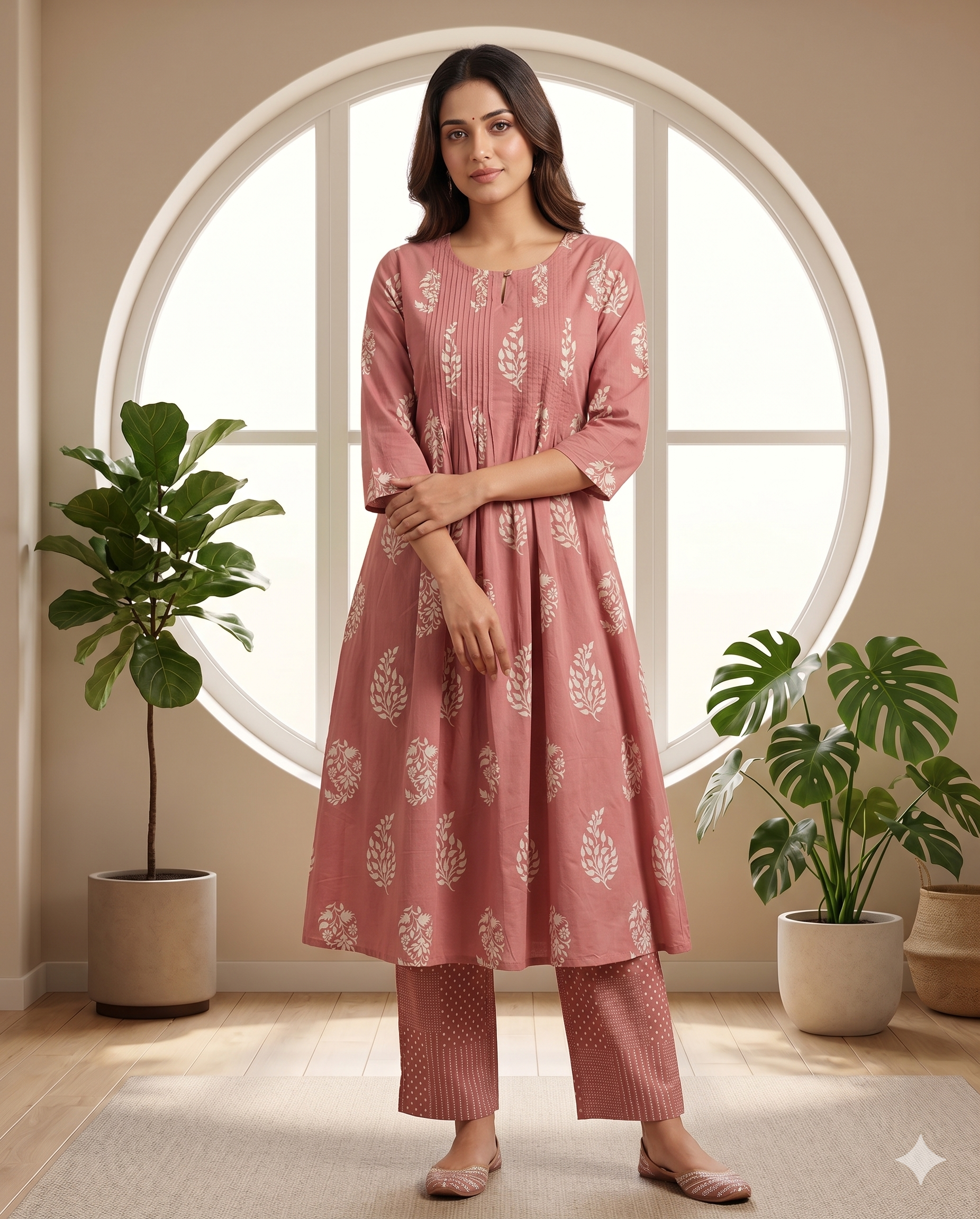 Blush Petals Cotton Set