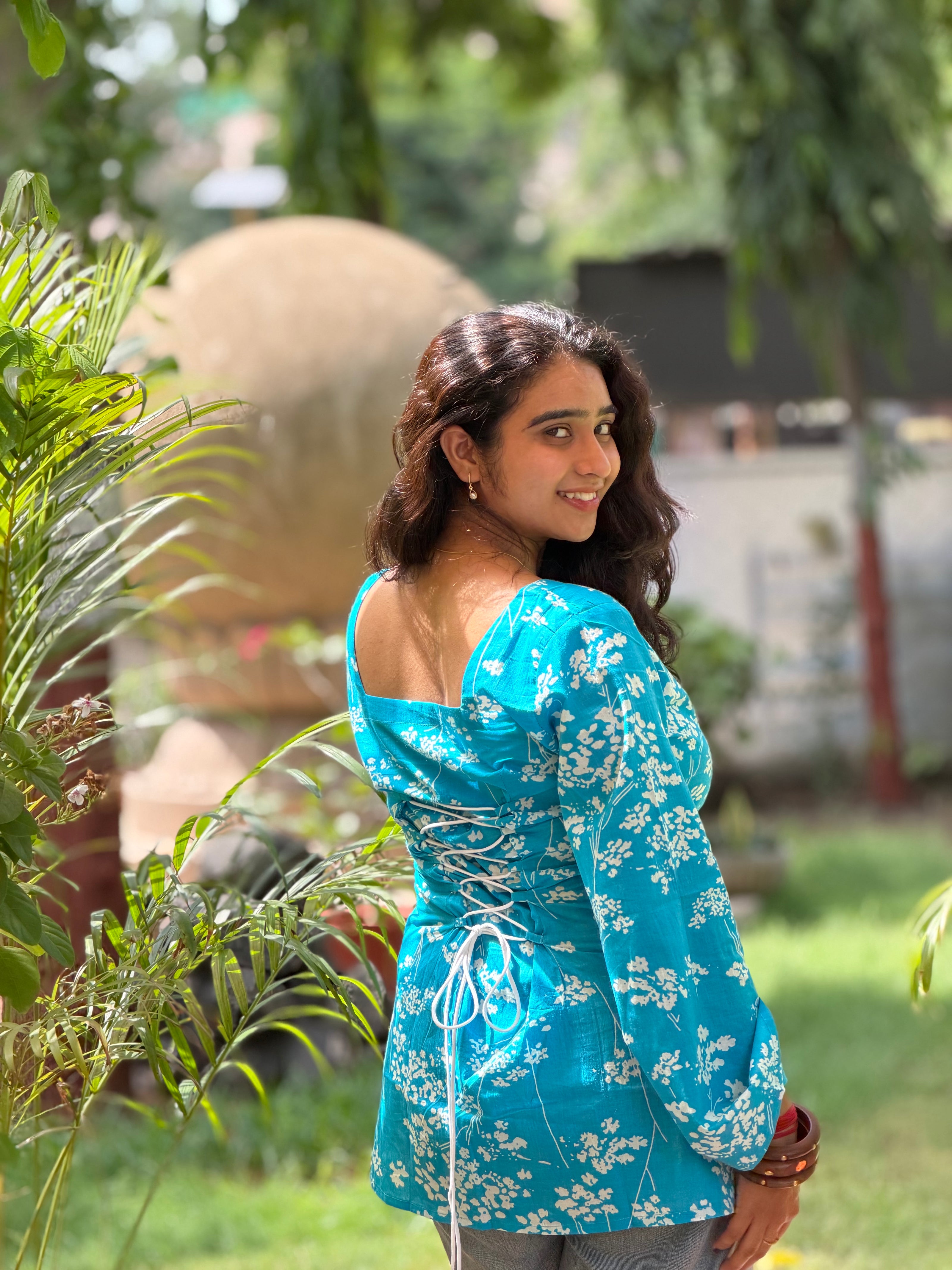 Coastal Bloom Kurti