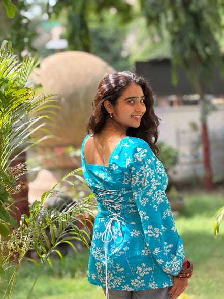 Coastal Bloom Kurti