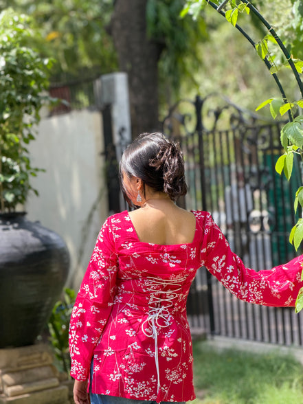 Berry Bloom Kurti