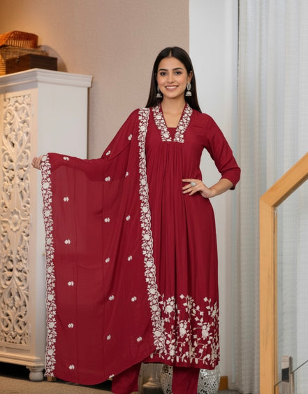 The chinon Edit kurta set-Blue/Yellow/Maroon/Red