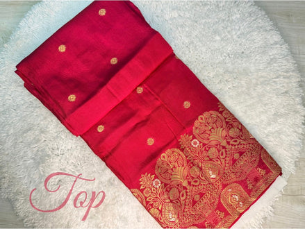 Dark Pink Dress Material